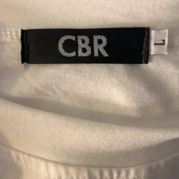 B8  - Size large CBR White Long Sleeve Tee Shirt - Picture 8 of 8